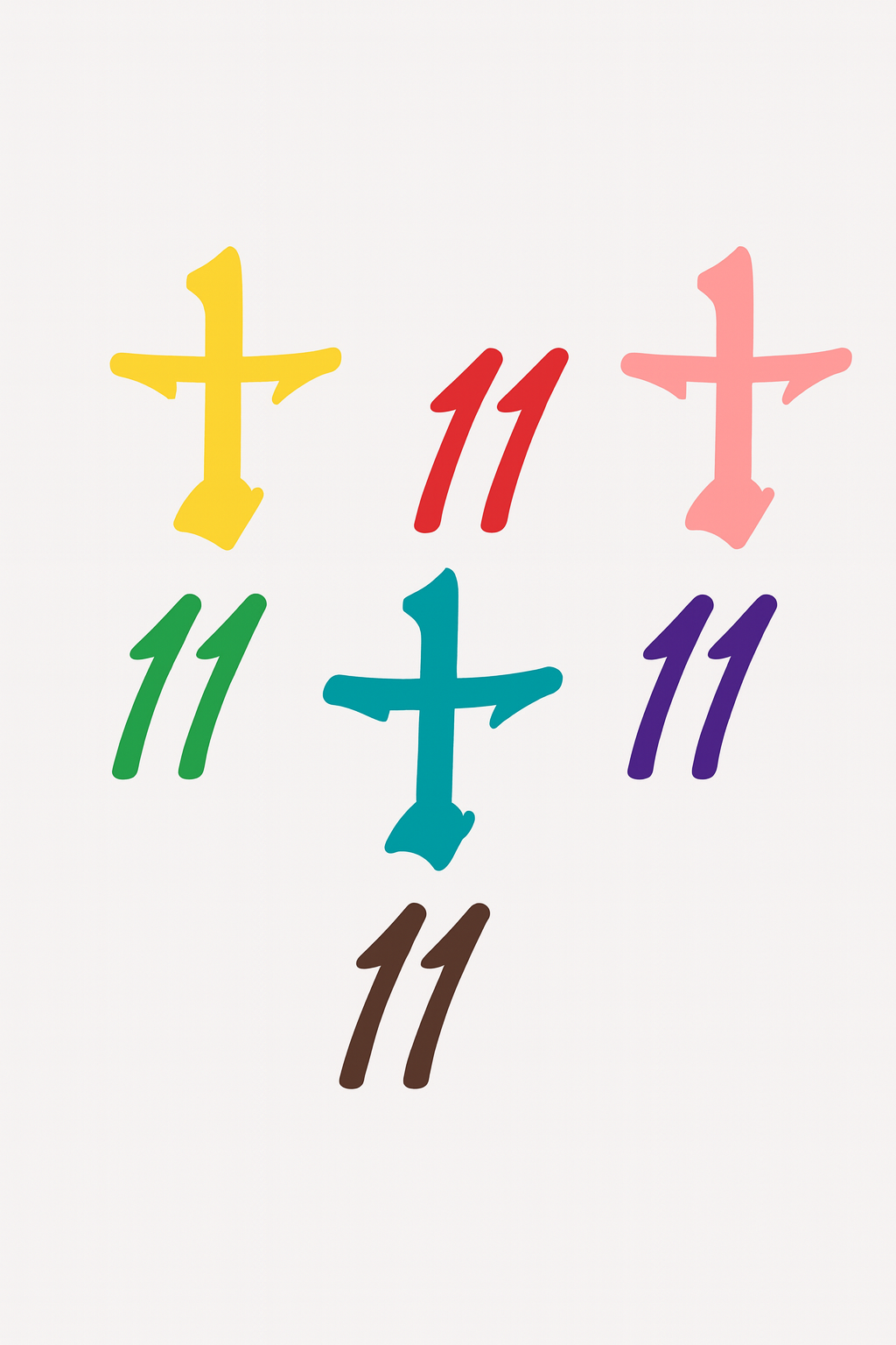11 I.D. - Cross Logo Tee