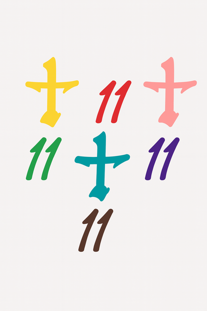 11 I.D. - Cross Logo Tee
